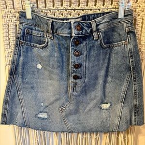 Free People Denim Skirt